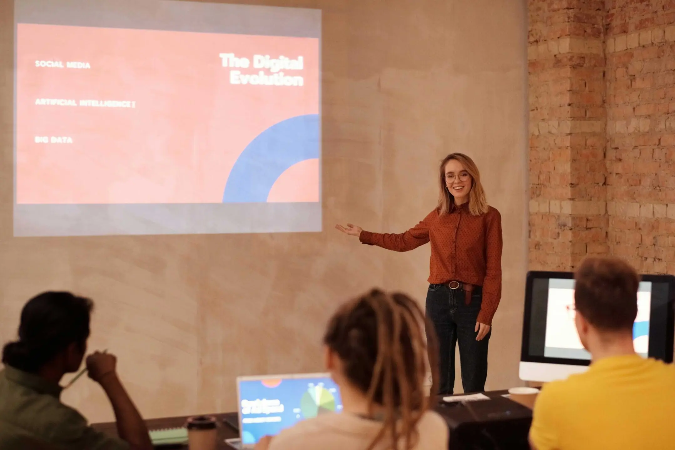 Adults in classroom learning new skills